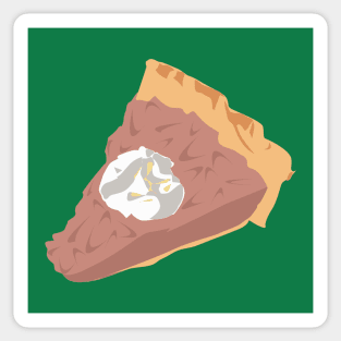 Christmas Pecan Pie Cute Design 1 Sticker